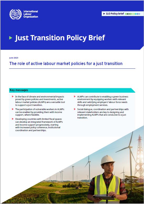 The role of active labour market policies for a just transition ...