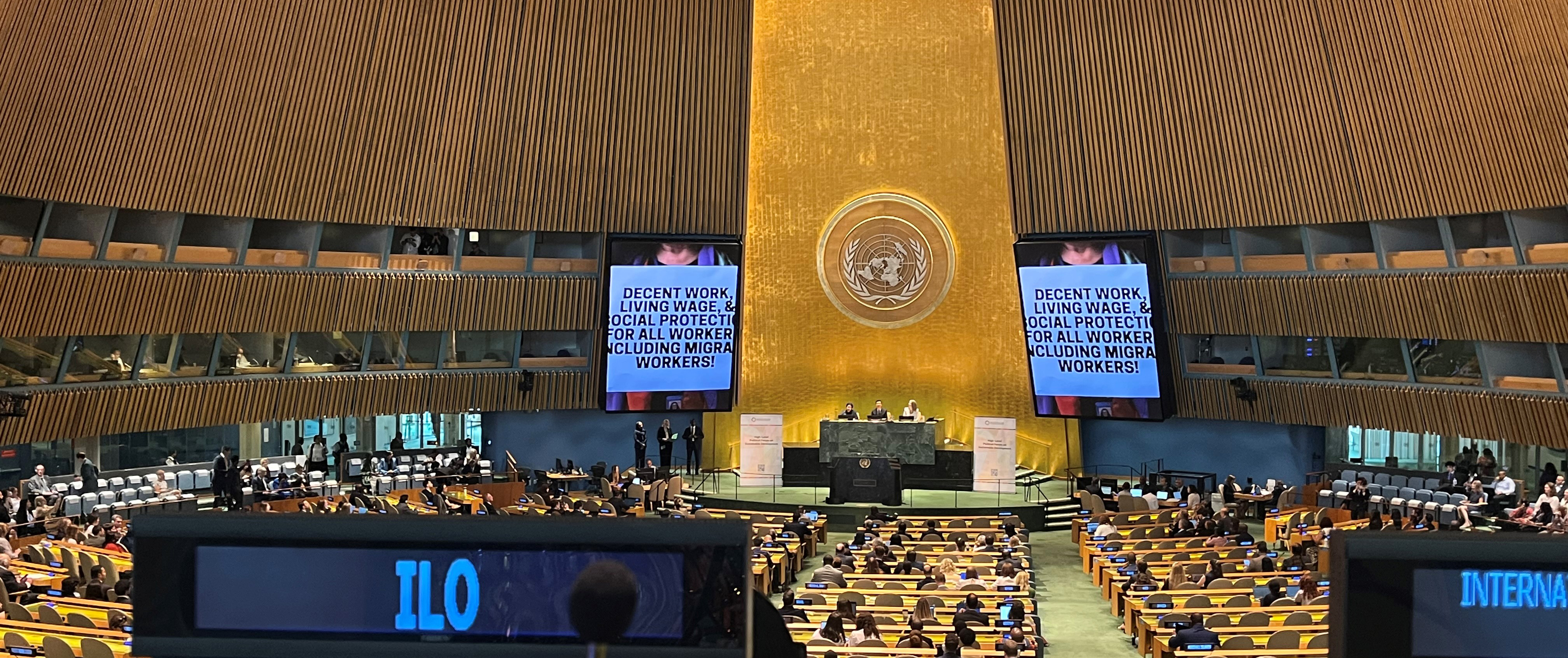 Accelerating SDG 8: The ILO calls for bold policy shifts at UN High ...