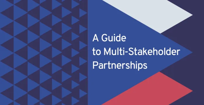 Cover_A guide to multistakeholder partnerships