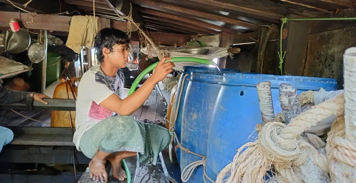 Si Thu Phyo, a 17-year-old from War Taw Kone village
