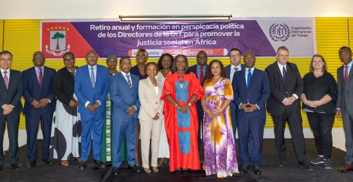 ILO Country Office Directors in Africa, together with senior managers from Geneva, meet in Malabo in Equatorial Guinea, to strategize the road ahead for ILO's engagement in Africa in 2025.