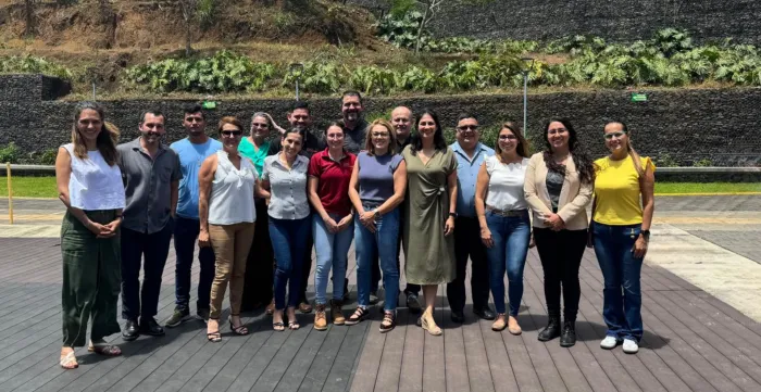 Fotografía de participantes del taller de fortalecimiento de capacidades en debida diligencia empresarial en materia de derechos humanos y medio ambiente. Costa Rica, 2025.