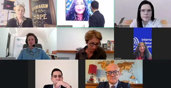 Speakers at the event “Cooperatives in Culture for Diversity, Cultural Rights and Decent Work.” 