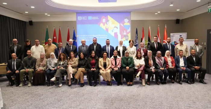 Participants of the Regional Workshop on Measuring and Using the NEET Indicator.