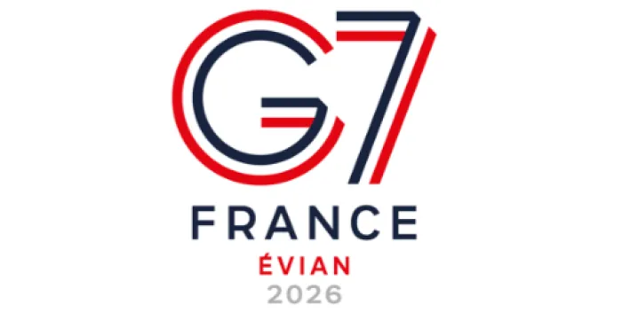 G7 France 2026 meetings in Evian logo