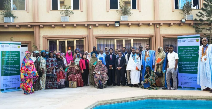Participants at the validation workshop of Mauritania’s National Study on the Social and Solidarity Economy.