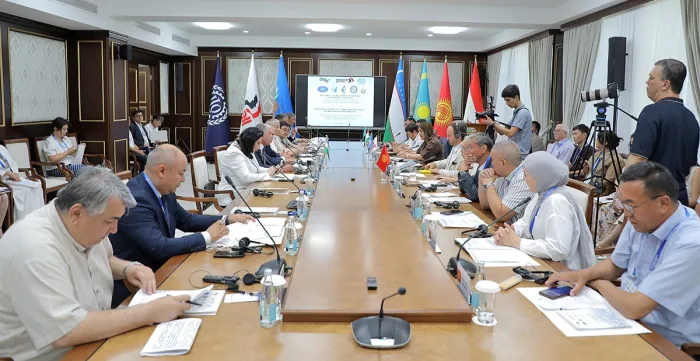 People sitting around a conference table