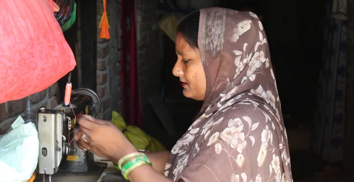 Through tailoring, Jayamala is earning an income of her own and building a more secure future for her family.