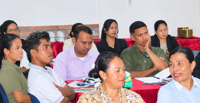 Representatives of Timor-Leste’s government, employers and workers participate in an ILO supported training on conflict management and labour dispute resolution in Dili.