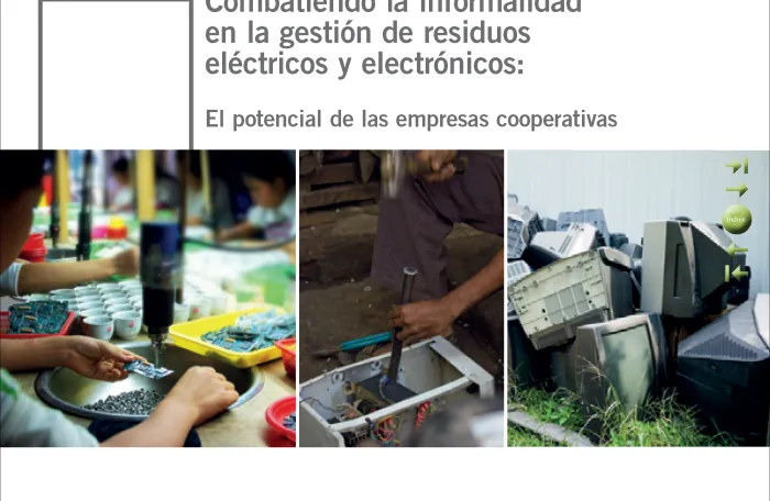 Combatiendo la informalidad en la gestión de residuos eléctricos y electrónicos - el potencial de las empresas cooperativas - Portada