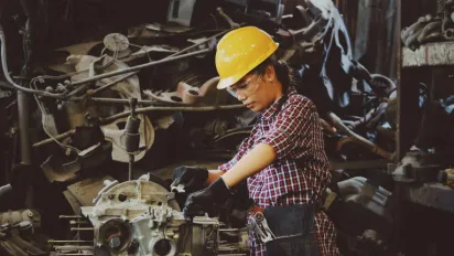 Woman working in manufacturing_2024