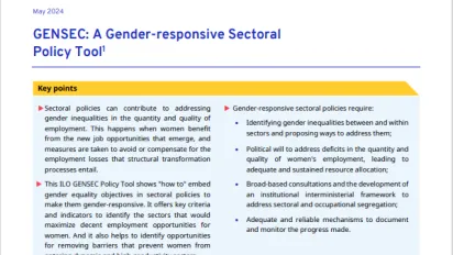 Cover for GENSEC: A Gender-responsive Sectoral  Policy Tool_2024_en