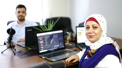 Syrian woman in Turkey