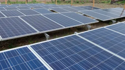 Solar Panels assembled together