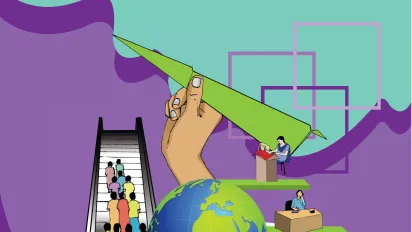 Cover of the pre-departure manual for general Bangladeshi migrant workers