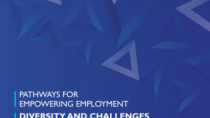 Cover of the report on Pathways for empowering employment for Bangladeshi migrant workers