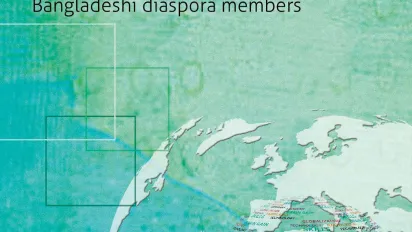 Cover of the reinforcing ties with Bangladesh's diaspora report