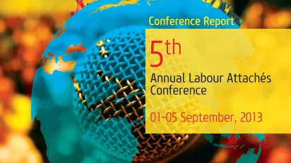 Cover of the report of the Bangladesh labour attaches conference
