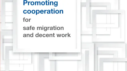Cover of the cooperation for safe migration and decent work report