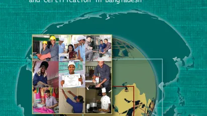 Cover of the Bangladesh skilling the labour force report
