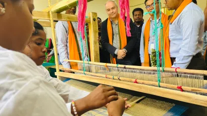 Guests are observing activities of the Shared Service Facilities Centre