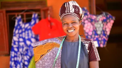 Angélique Kahindo, réfugiée Congolaise en Ouganda
