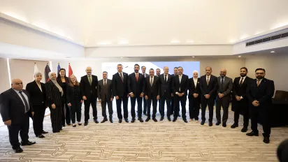 a group of people posing for a group photo during ILO’s Empowerment Guarantee Fund Launch Ceremony