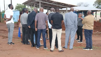 TVET instructors undertaking a study tour of Chatandika Mini-grid Solar Plant in Chipangali District.