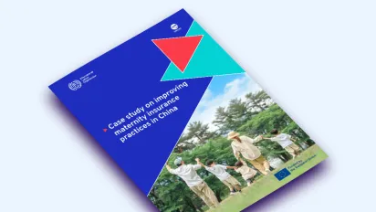 Coverpage of Case study on improving maternity insurance in China