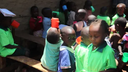 Children in a classroom
