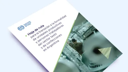 Tapa del informe Hoja de Ruta  para cadena de valor textil en Argentina