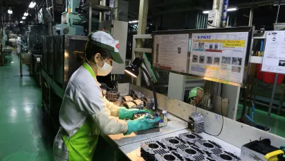 A female worker looking for defection