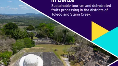 Cover for publication A sector selection and value chain analysis in Belize