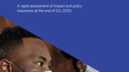 Cover for publication COVID-19 and the English- and Dutch-speaking Caribbean labour market. A rapid assessment of the impact on policy responses at the end of Q3, 2020