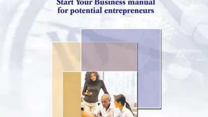 Cover for publication Start Your Business manual for potential entrepreneurs - An adapted edition for Trinidad and Tobago