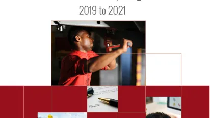 Cover for publication Suriname Decent Work Country Programme 2019-2021