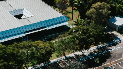  Aerial view of the ILO office for Brazil, located in Brasilia.