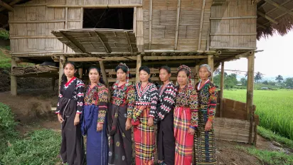 T’nalak weavers near Lake Sebu, Philippines
