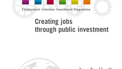 Cover for EIIP's Creating jobs through public investments