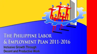 cover of the Decent Work Country Programme Philippines 2011-16