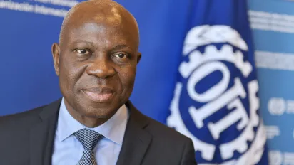 ILO Director-General Gilbert F Houngbo