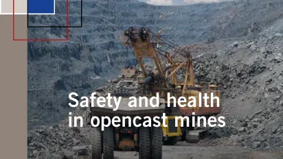 Code of practice on safety and health in opencast mines - Cover