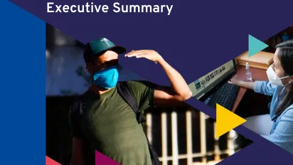 Cover for 2021 Labour Overview, Latin America and the Caribbean - Executive Summary
