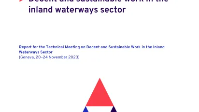 Decent and sustainable work in the inland waterways sector - Cover