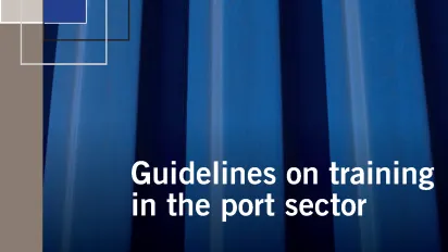 Guidelines on training in the port sector - Cover