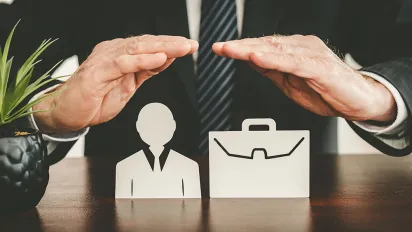 Job loss insurance concept image