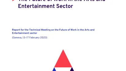 The Future of Work in the Arts and Entertainment Sector - Cover