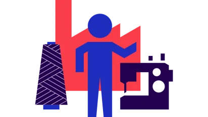 Icon of textiles sector