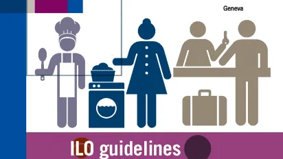 Cover page of the ILO guidelines on decent and socially responsible tourism