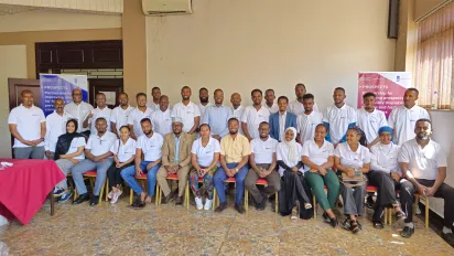 group of business development programme trainees in ethiopia